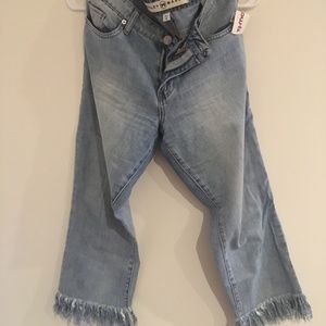 Frayed Bottom Jeans